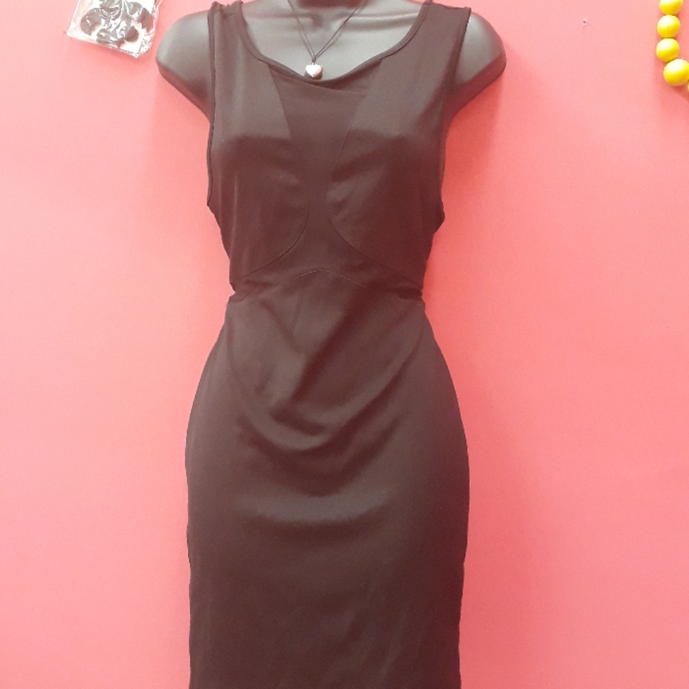 Mini sheer see through dress